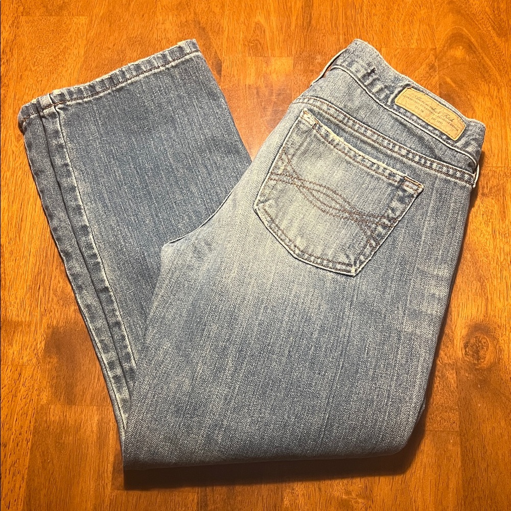 Y2K Abercrombie Low-Rise Cropped Jeans Size 4 - Picture 12 of 16